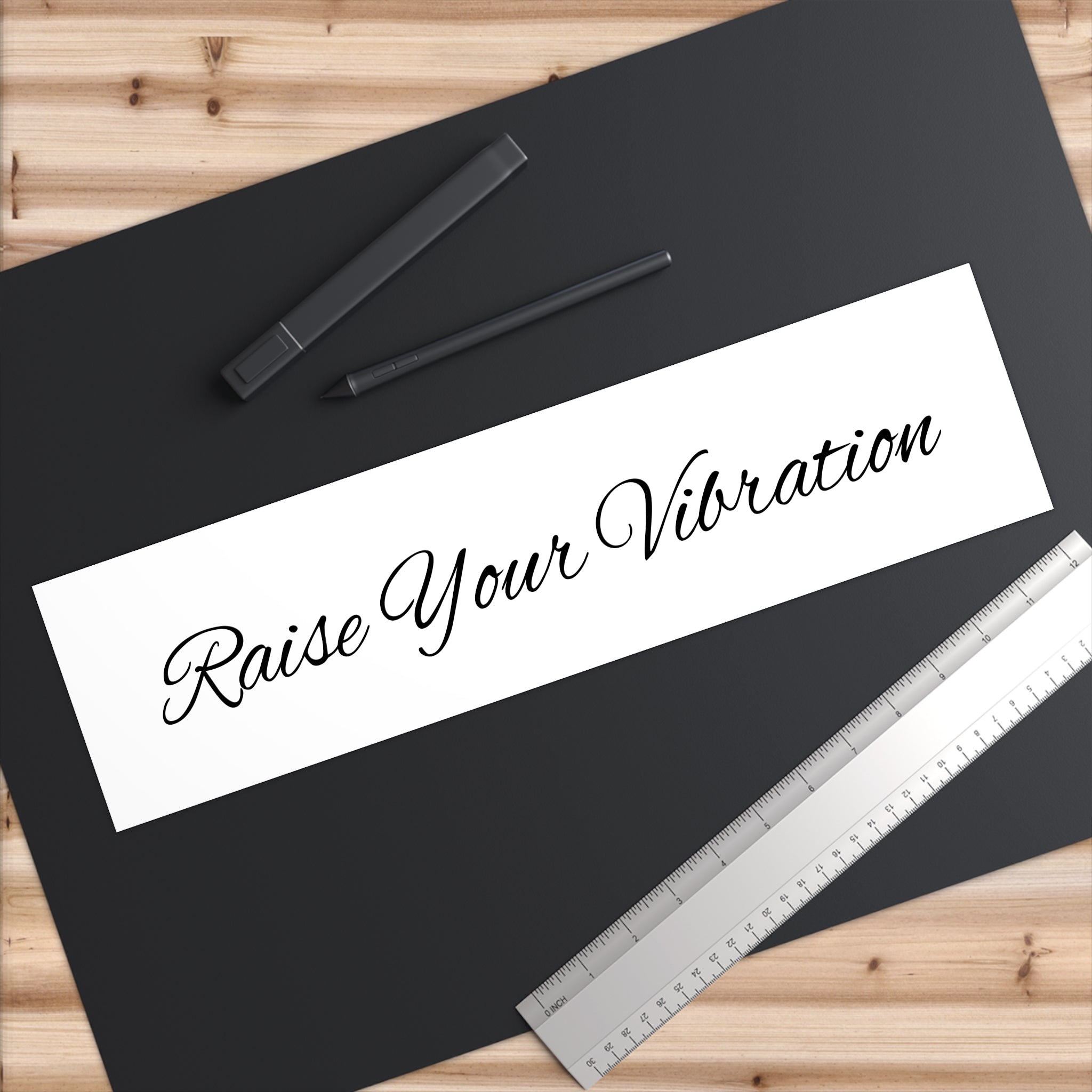 Bumper Sticker — "Raise Your Vibration" Inspirational Decal