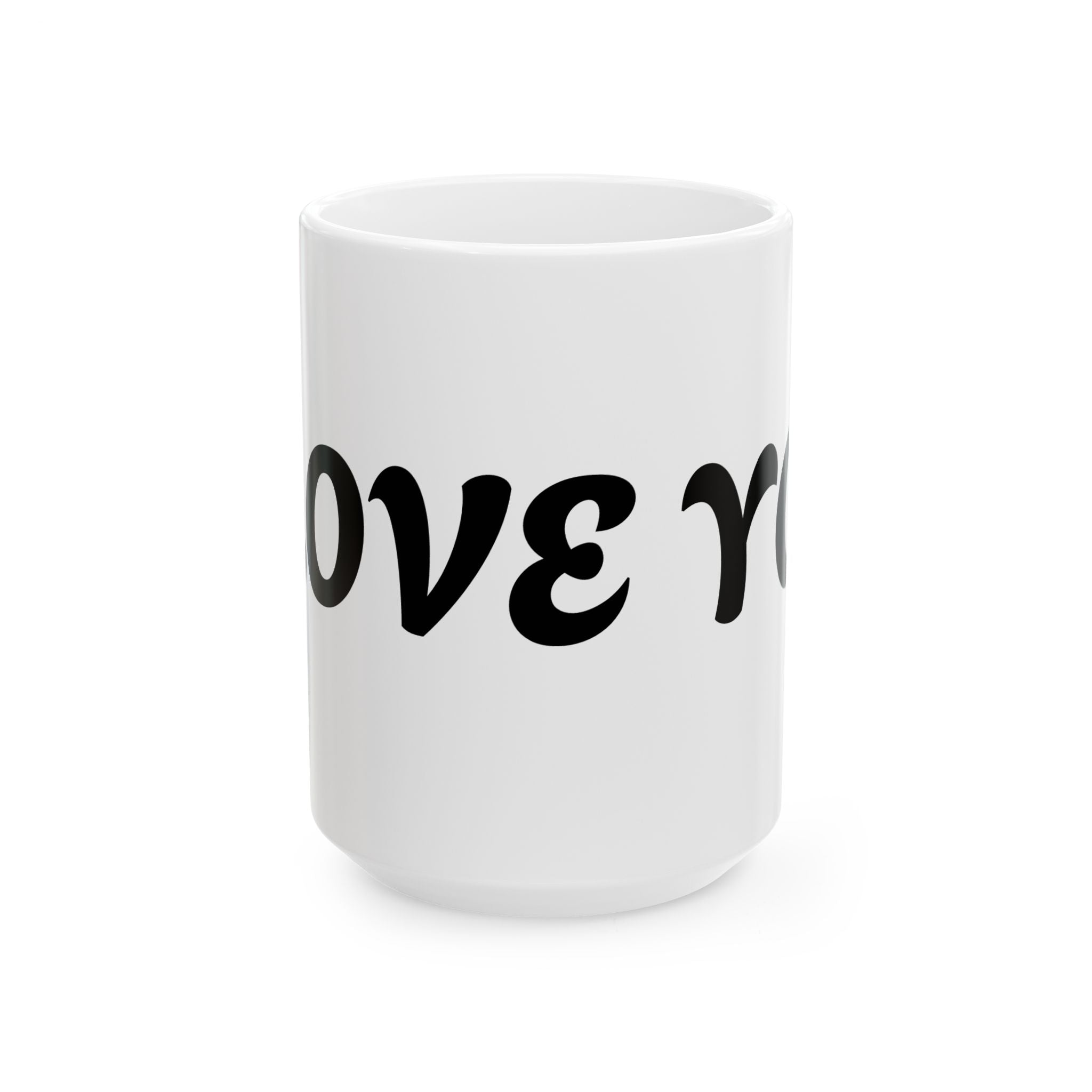 'I Love You' Script Ceramic Mug — Romantic Gift Coffee Cup (11oz, 15oz)