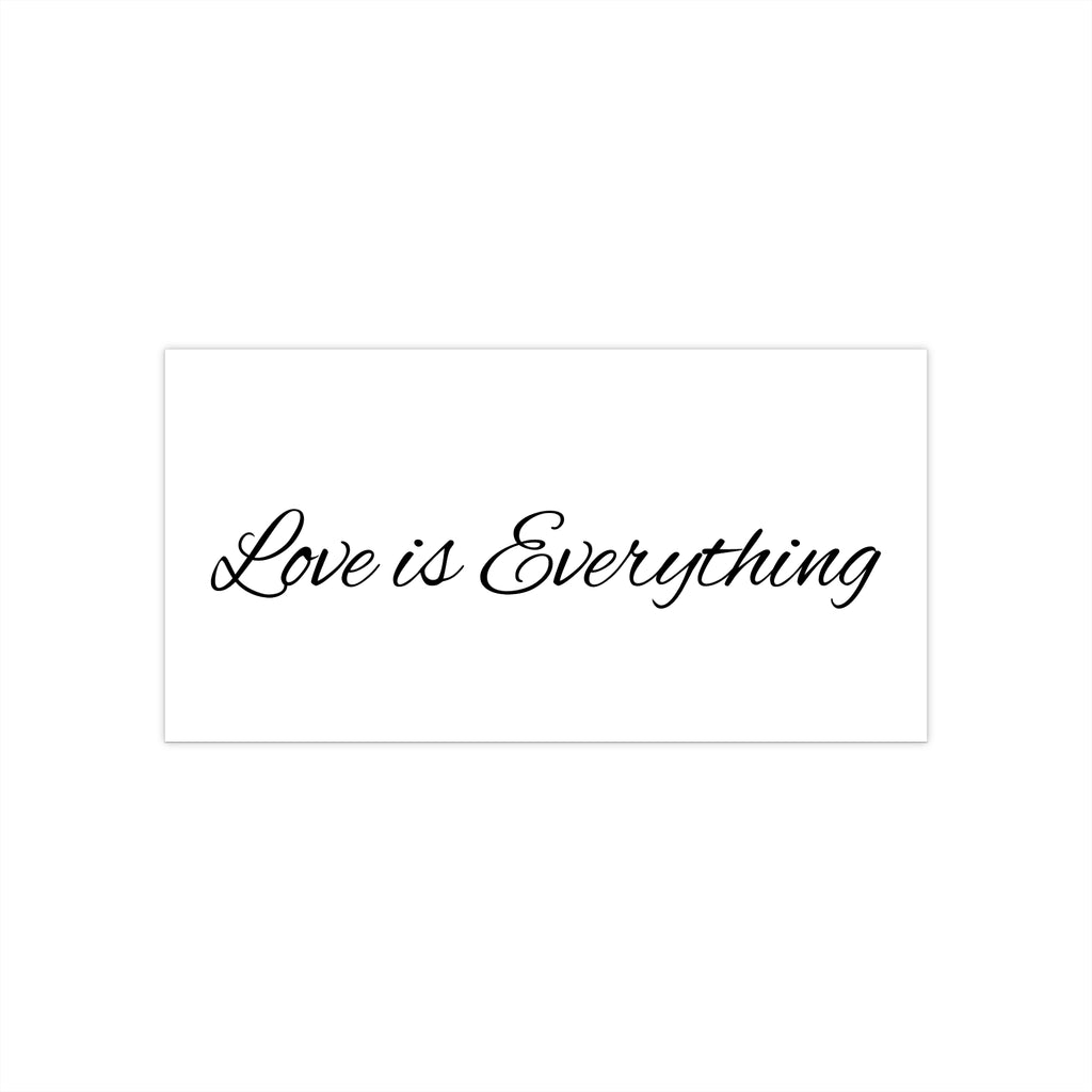 Script Quote Bumper Sticker — Elegant Cursive Car Decal