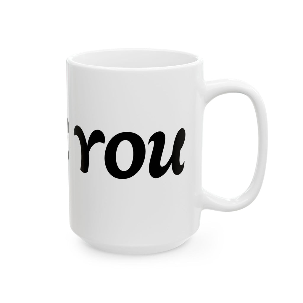'I Love You' Script Ceramic Mug — Romantic Gift Coffee Cup (11oz, 15oz)