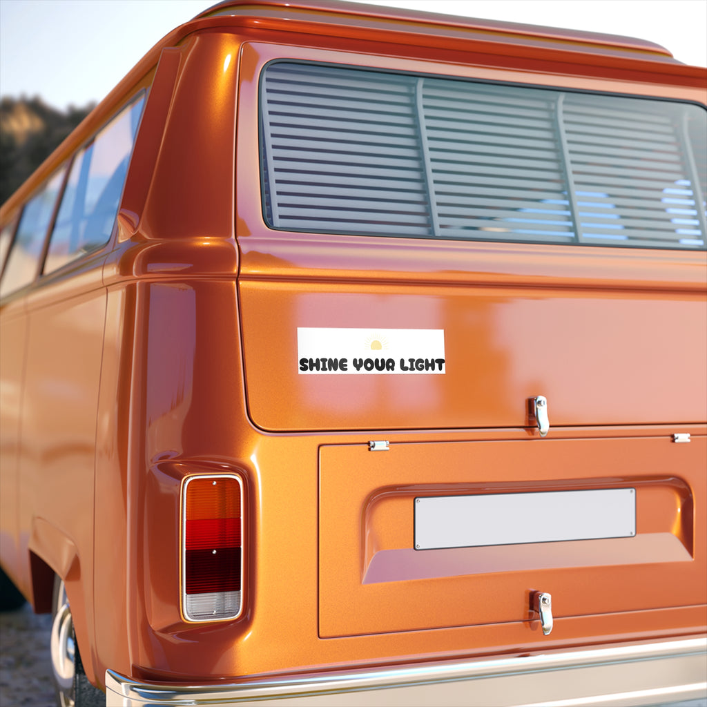The Sun Is Always Shining Bumper Sticker — Positive Sunshine Vinyl Decal