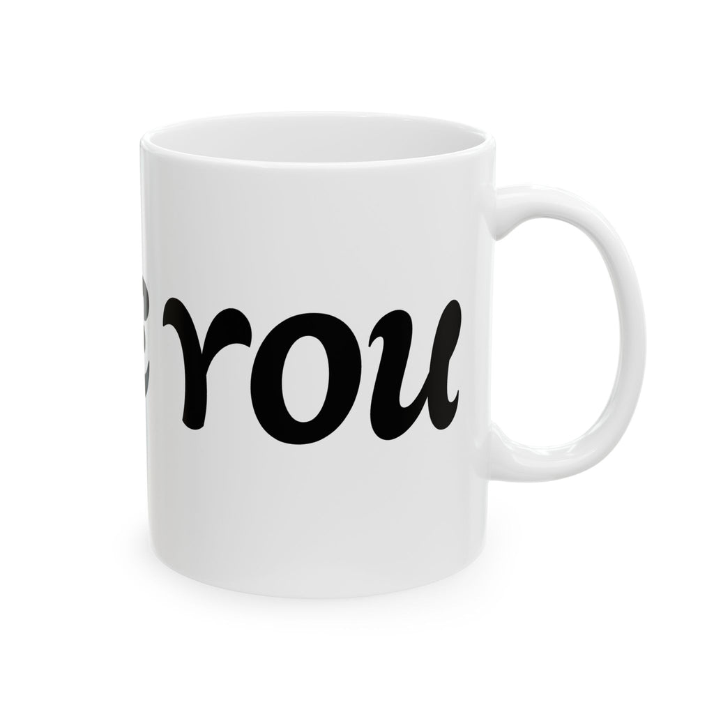 'I Love You' Script Ceramic Mug — Romantic Gift Coffee Cup (11oz, 15oz)